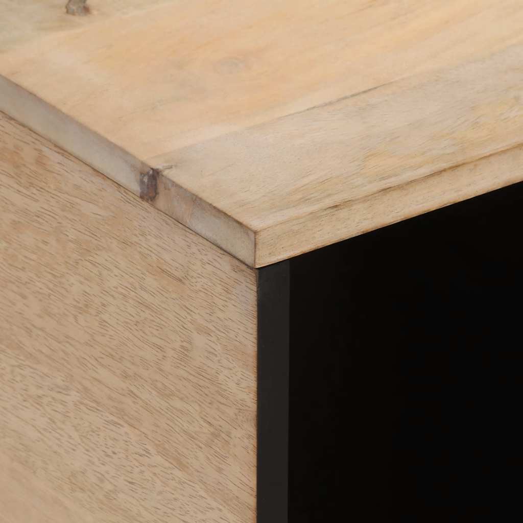vidaXL Salontafel 80x50x40 cm massief mangohout