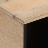 vidaXL Salontafel 80x50x40 cm massief mangohout