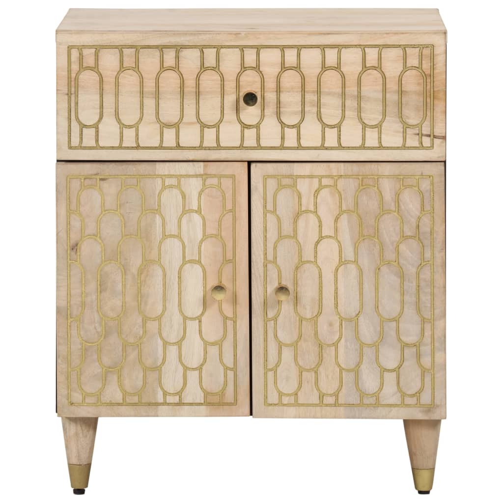 vidaXL Nightstand 50x33x60 cm solid mango wood