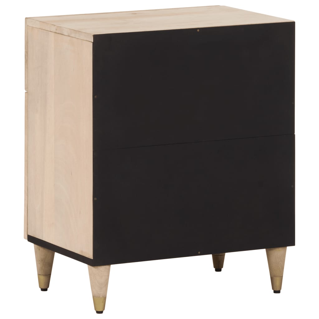 vidaXL Nightstand 50x33x60 cm solid mango wood