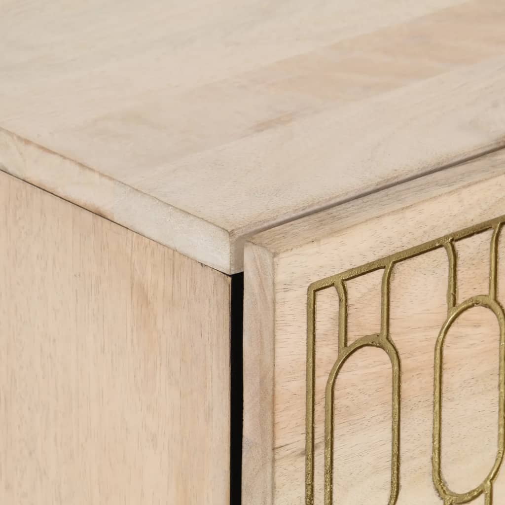 vidaXL Nightstand 50x33x60 cm solid mango wood