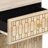 vidaXL Nightstand 50x33x60 cm solid mango wood