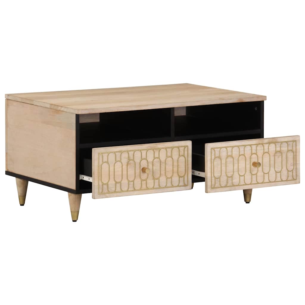 vidaXL Coffee table 80x54x40 cm solid mango wood
