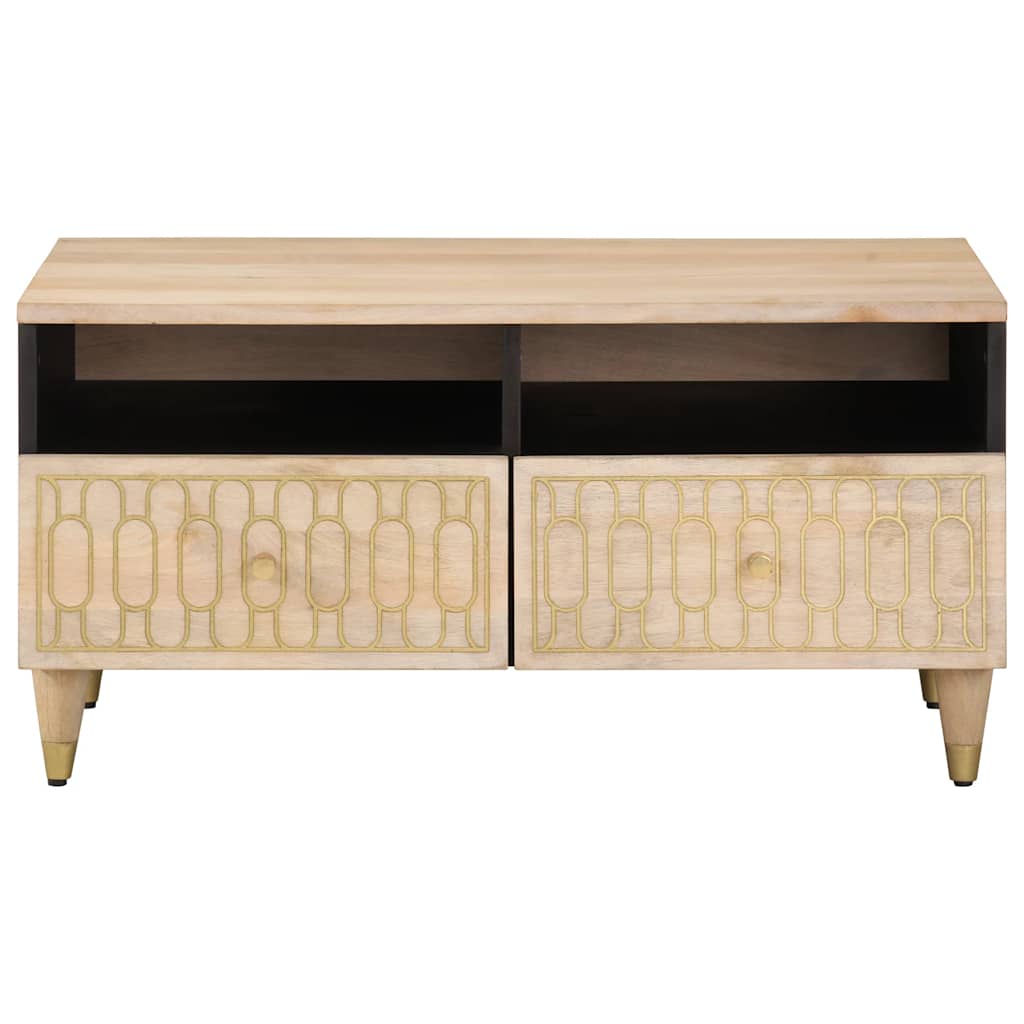 vidaXL Coffee table 80x54x40 cm solid mango wood