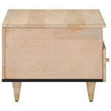 vidaXL Coffee table 80x54x40 cm solid mango wood