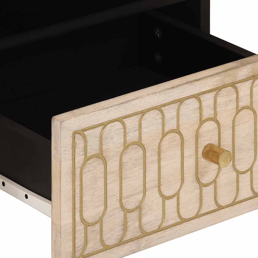 vidaXL Coffee table 80x54x40 cm solid mango wood