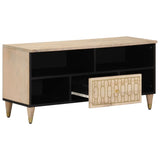 vidaXL TV cabinet 100x33x46 cm solid mango wood