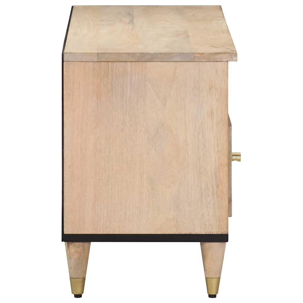 vidaXL TV cabinet 100x33x46 cm solid mango wood