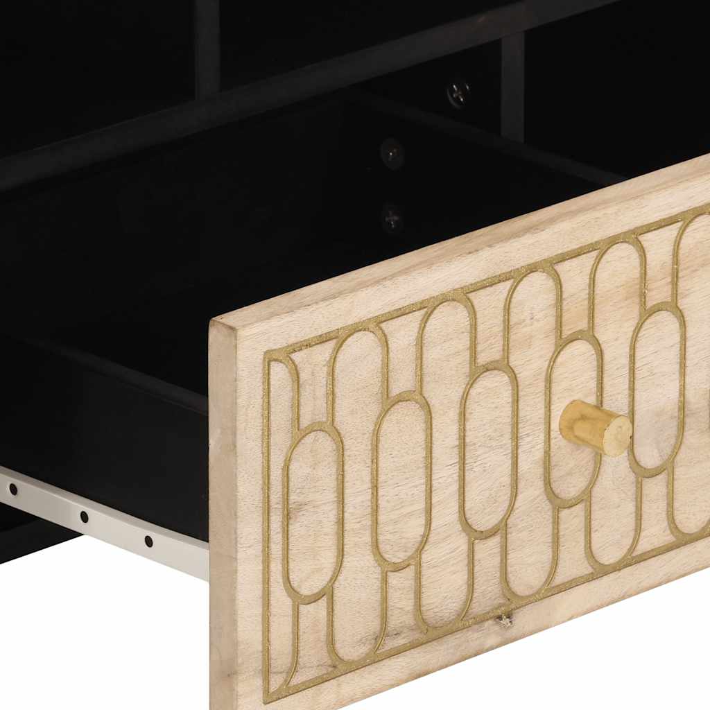 vidaXL TV cabinet 100x33x46 cm solid mango wood