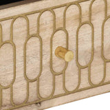 vidaXL TV cabinet 100x33x46 cm solid mango wood