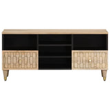 vidaXL Tv-meubel 100x33x46 cm massief mangohout