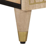 vidaXL Tv-meubel 100x33x46 cm massief mangohout