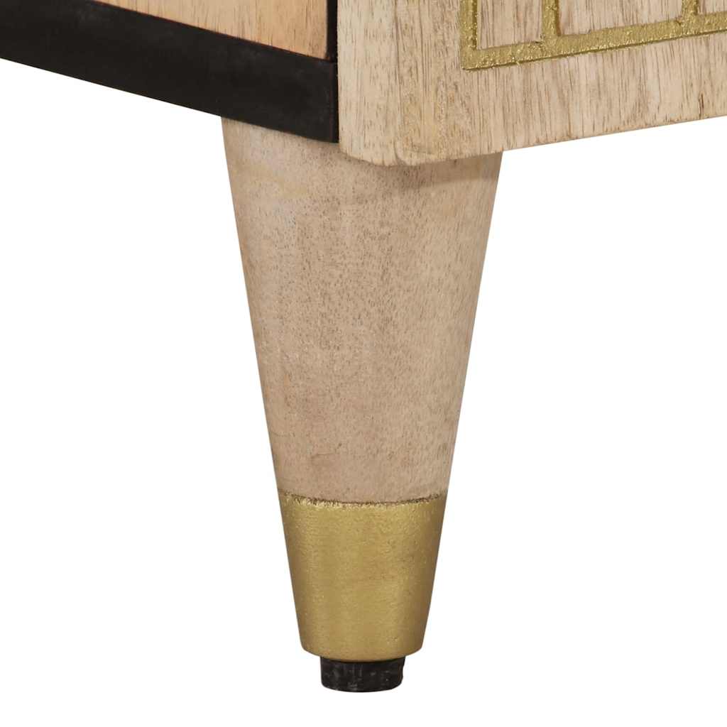 vidaXL Wastafelkast 62x33x58 cm massief mangohout
