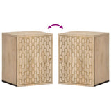 vidaXL Badkamerwandkast 38x33x48 cm massief mangohout