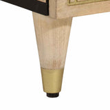 vidaXL Tall cabinet 40x33x110 cm solid mango wood