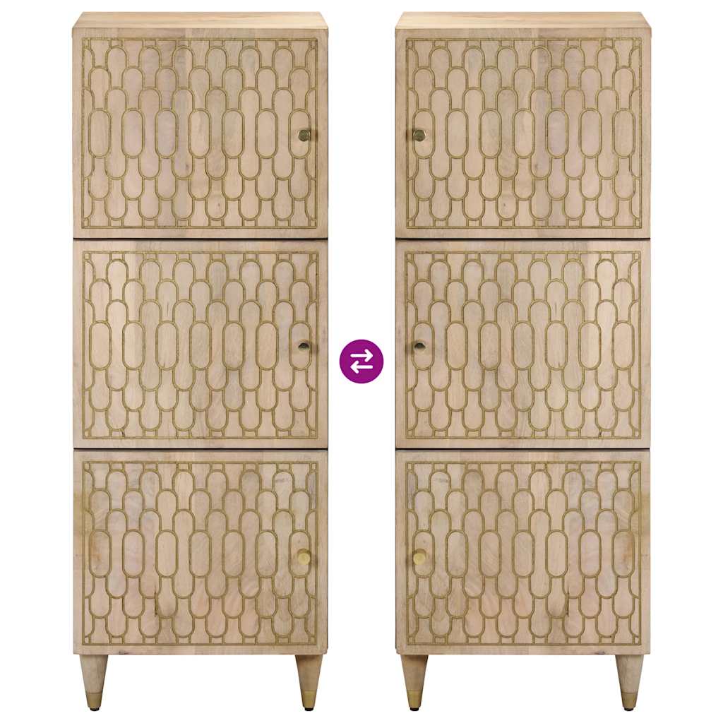vidaXL Tall cabinet 40x33x110 cm solid mango wood