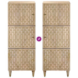 vidaXL Tall cabinet 40x33x110 cm solid mango wood