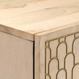 vidaXL Tall cabinet 40x33x110 cm solid mango wood