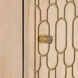 vidaXL Tall cabinet 40x33x110 cm solid mango wood