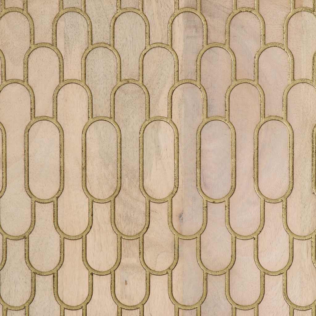 vidaXL Hoge kast 60x33x100 cm massief mangohout