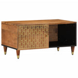 vidaXL Salontafel 80x50x40 cm massief mangohout