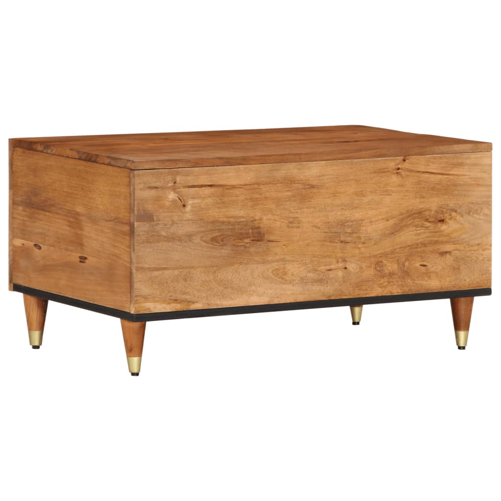 vidaXL Salontafel 80x50x40 cm massief mangohout