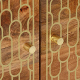 vidaXL Salontafel 80x50x40 cm massief mangohout