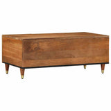 vidaXL Coffee Table 100x54x40 cm Solid Mango Wood