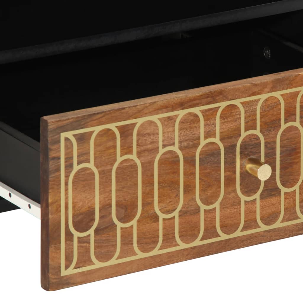 vidaXL Tv-meubel 80x33x46 cm massief mangohout
