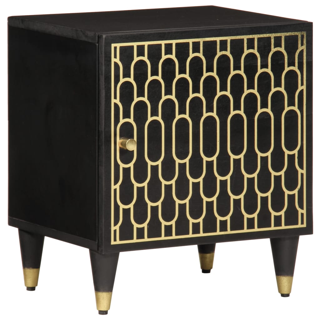 vidaXL Nightstands 2 pcs 40x33x46 cm solid mango wood