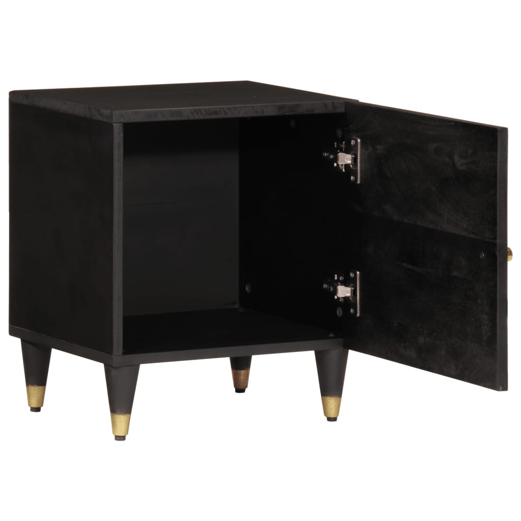 vidaXL Nightstands 2 pcs 40x33x46 cm solid mango wood