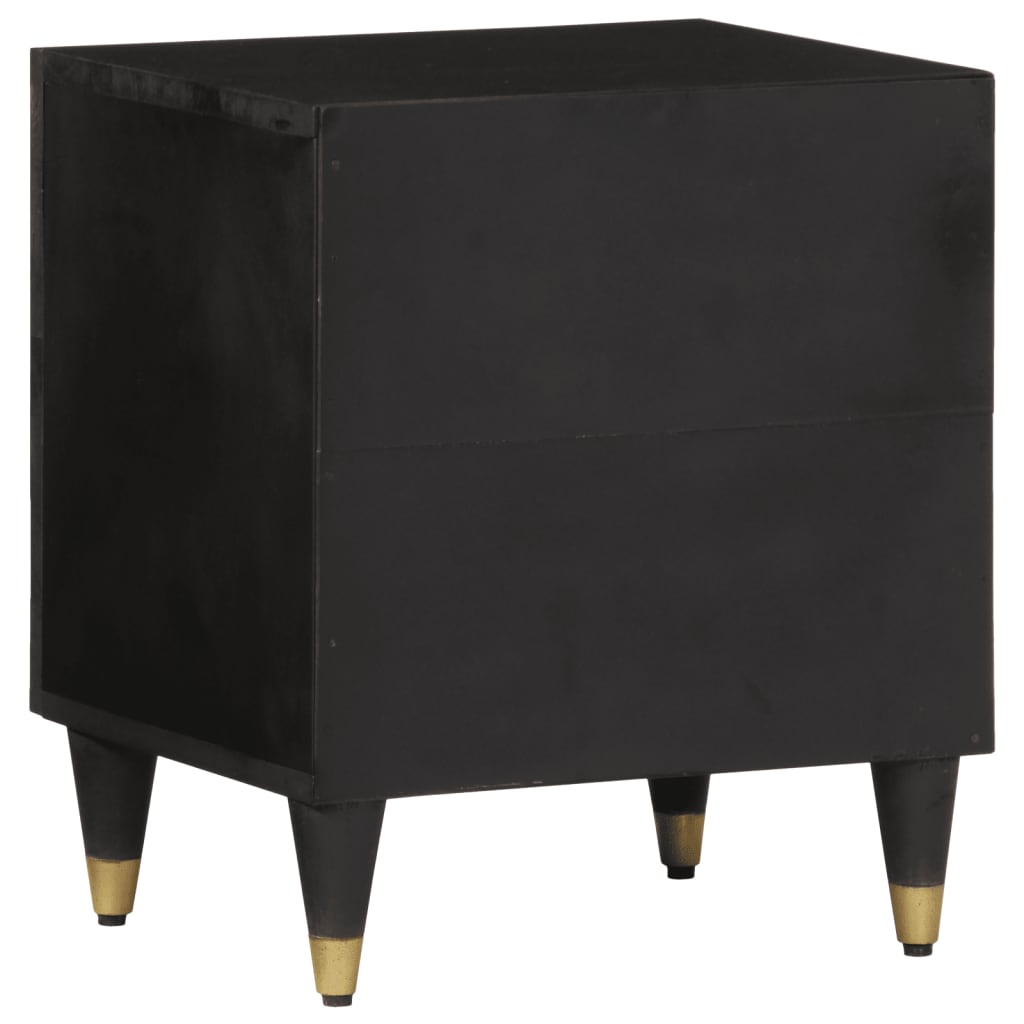 vidaXL Nightstands 2 pcs 40x33x46 cm solid mango wood