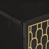 vidaXL Nightstands 2 pcs 40x33x46 cm solid mango wood