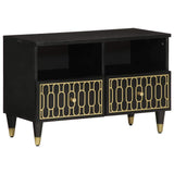 vidaXL Tv-meubel 70x33x46 cm massief mangohout
