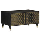vidaXL Salontafel 80x50x40 cm massief mangohout