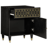 vidaXL Nightstand 50x33x60 cm solid mango wood