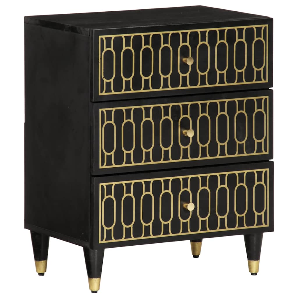 vidaXL Bedside Cabinet 50x33x62 cm Solid Mango Wood