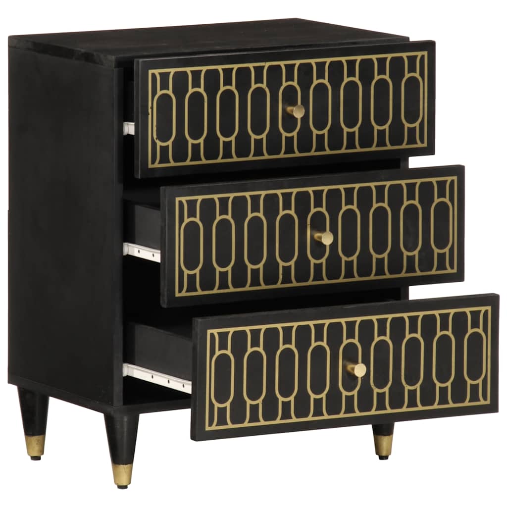 vidaXL Bedside Cabinet 50x33x62 cm Solid Mango Wood