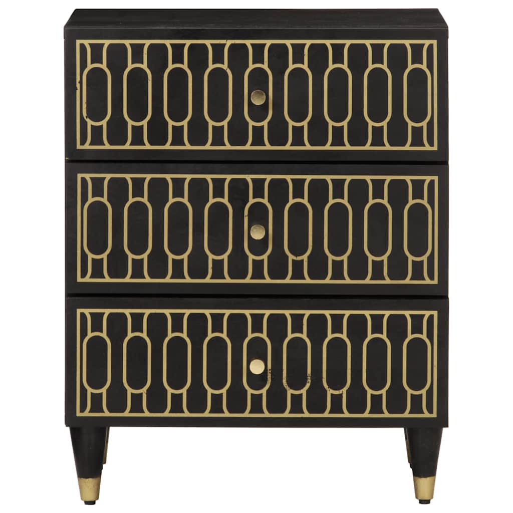 vidaXL Bedside Cabinet 50x33x62 cm Solid Mango Wood