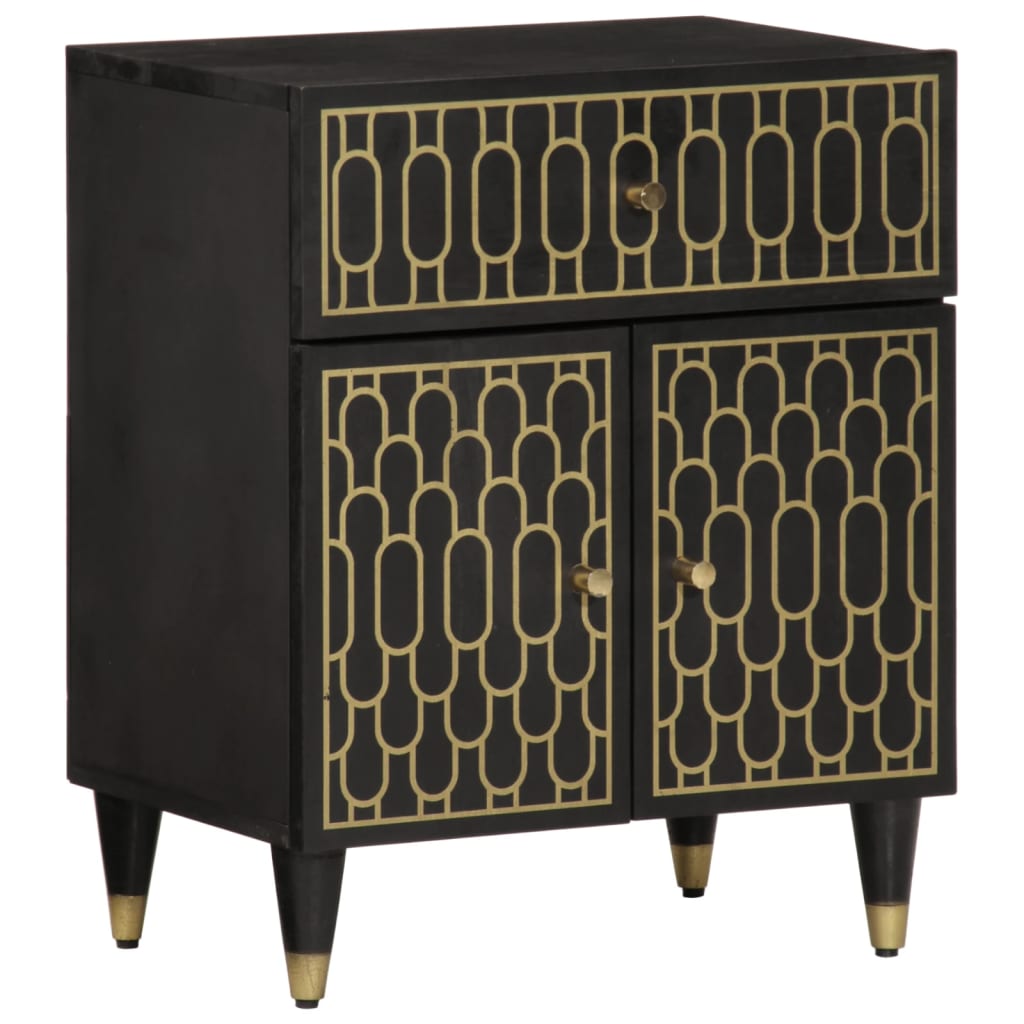 vidaXL Nightstand 50x33x60 cm solid mango wood
