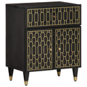 vidaXL Nightstand 50x33x60 cm solid mango wood