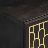 vidaXL Tv-meubel 80x31x46 cm massief mangohout