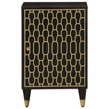 vidaXL Badkamerkast 38x33x58 cm massief mangohout
