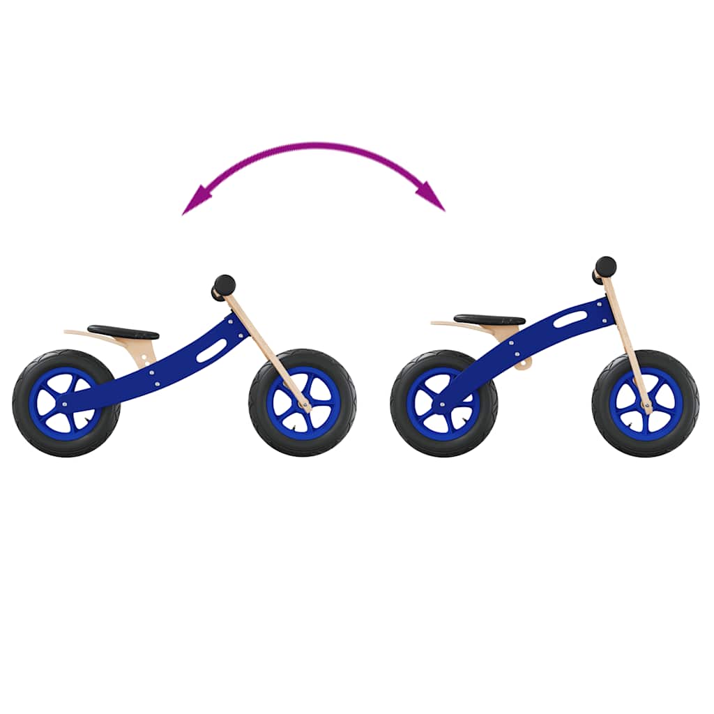 vidaXL Kids' Balance Bike with Air Tyres Red