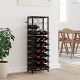 vidaXL Wine Rack for 45 Bottles Metal