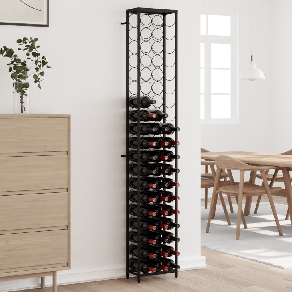 vidaXL Wine Rack for 45 Bottles Metal