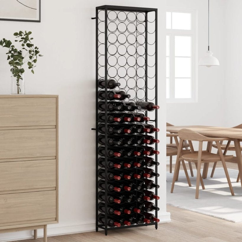 vidaXL Wine Rack for 45 Bottles Metal