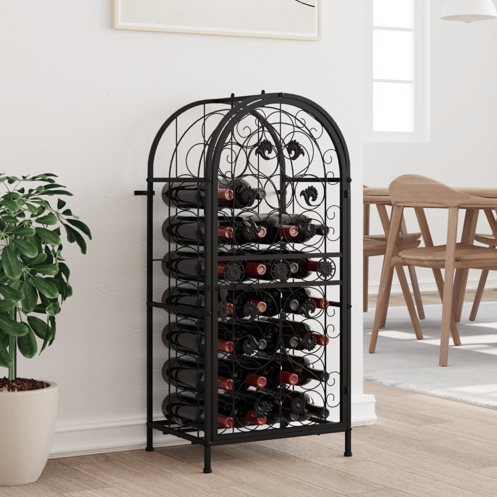 vidaXL Wine Rack for 45 Bottles Metal