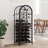 vidaXL Wine Rack for 45 Bottles Metal
