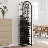 vidaXL Wine Rack for 45 Bottles Metal